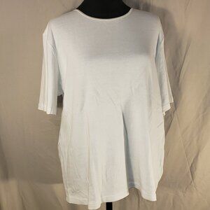 Christopher & Banks "Find Your Fit" XL White Tee